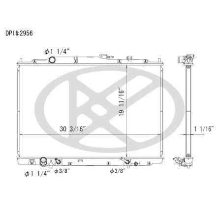 Koyorad A2956 Radiator