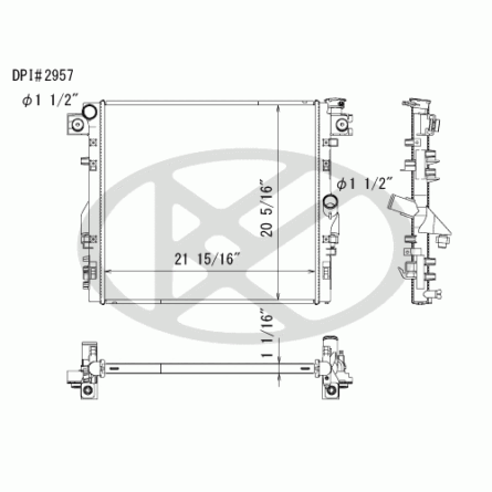 Koyorad A2957 Radiator