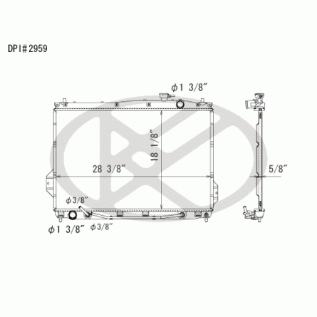 Koyorad A2959 Radiator