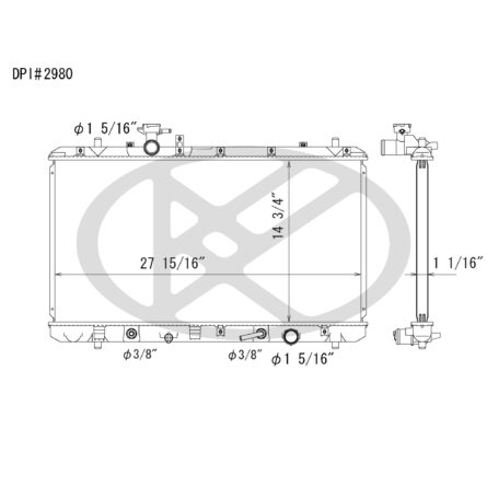 Koyorad A2980 Radiator