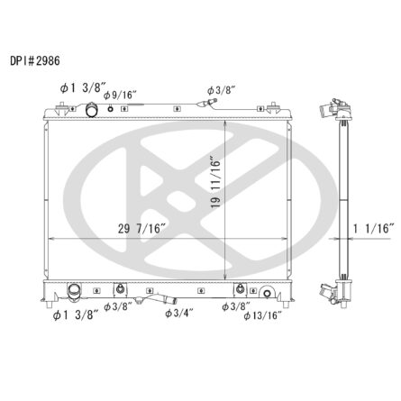 Koyorad A2986 Radiator