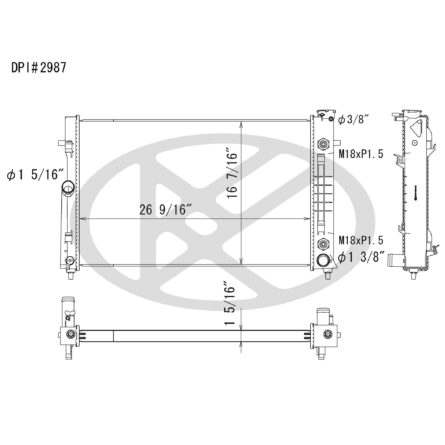 Koyorad A2987 Radiator