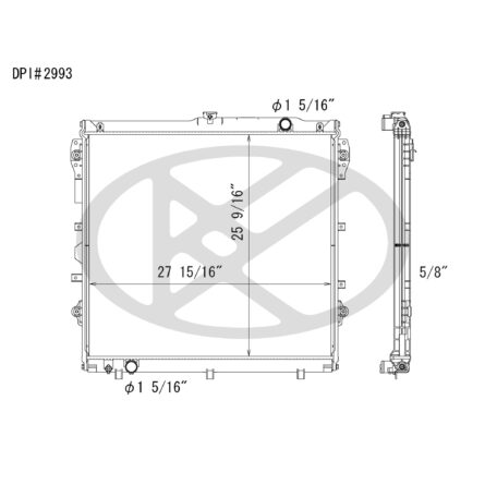 Koyorad A2993 Radiator