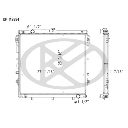 Koyorad A2994 Radiator