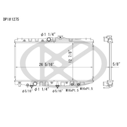 Koyorad C1275 Radiator