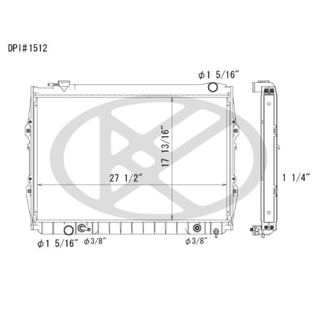 Koyorad C1512 Radiator