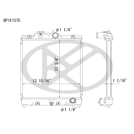 Koyorad C1570 Radiator