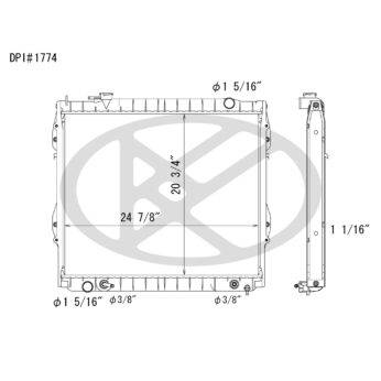 Koyorad A1774 Radiator