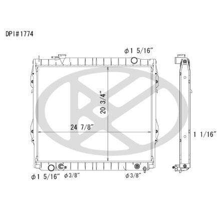 Koyorad A1774 Radiator