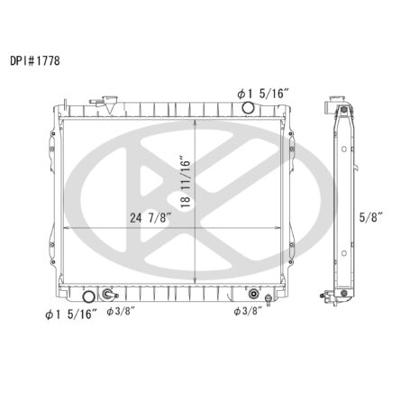 Koyorad A1778 Radiator
