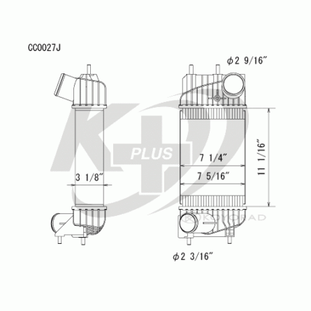 Koyorad CC0027 Intercooler