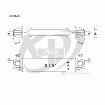 Koyorad CC0028 Intercooler