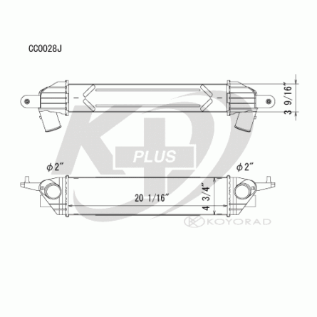 Koyorad CC0028 Intercooler