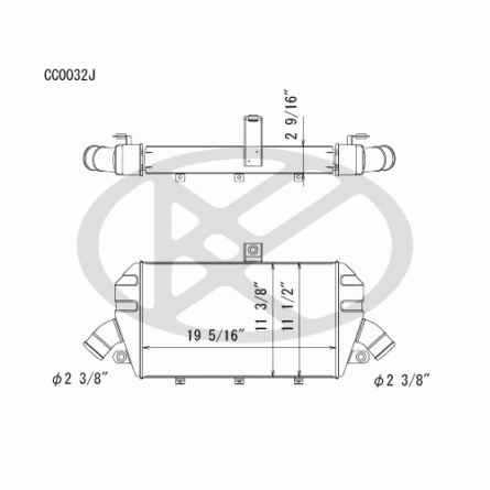 Koyorad CC0032 Intercooler