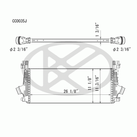 Koyorad CC0035 Intercooler