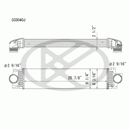 Koyorad CC0040 Intercooler