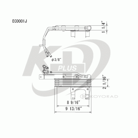 Koyorad EC0001 Automatic Transmission Oil Cooler