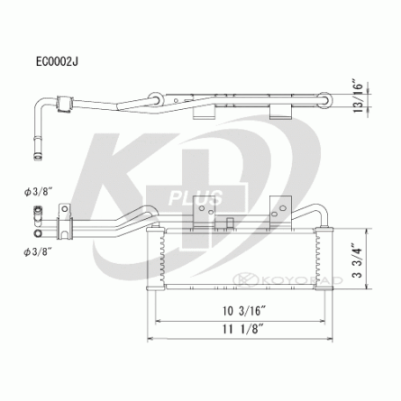 Koyorad EC0002 Automatic Transmission Oil Cooler