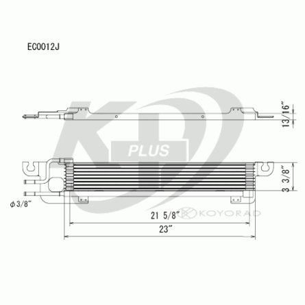 Koyorad EC0012 Automatic Transmission Oil Cooler