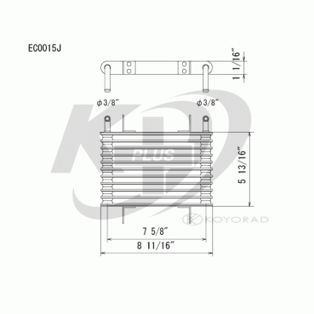 Koyorad EC0015 Automatic Transmission Oil Cooler