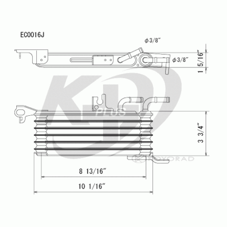 Koyorad EC0016 Automatic Transmission Oil Cooler