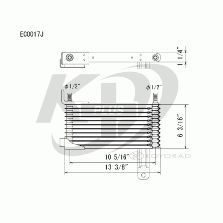 Koyorad EC0017J External Oil Cooler