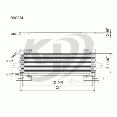 Koyorad EC0022 Automatic Transmission Oil Cooler