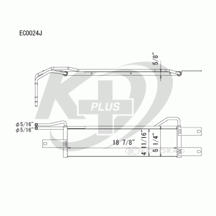 Koyorad EC0024 Automatic Transmission Oil Cooler