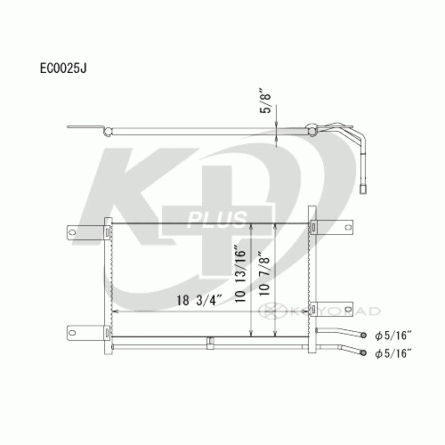 Koyorad EC0025 Automatic Transmission Oil Cooler