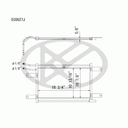 Koyorad EC0027J External Oil Cooler