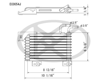 Koyorad EC0054 Automatic Transmission Oil Cooler