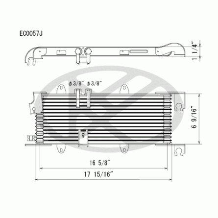 Koyorad EC0057 Automatic Transmission Oil Cooler