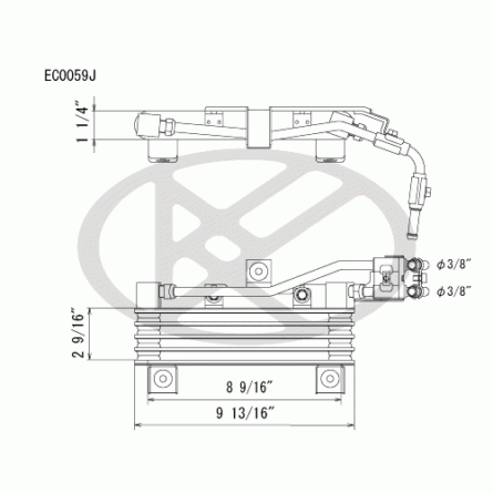 Koyorad EC0059 Automatic Transmission Oil Cooler