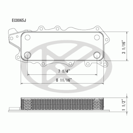 Koyorad EC0065 Automatic Transmission Oil Cooler