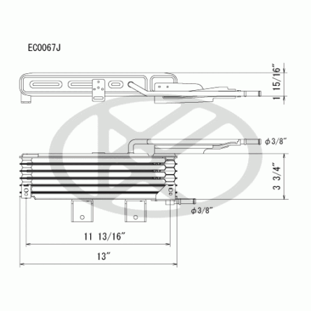 Koyorad EC0067 Automatic Transmission Oil Cooler