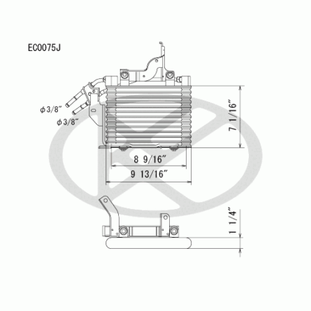 Koyorad EC0075 Automatic Transmission Oil Cooler