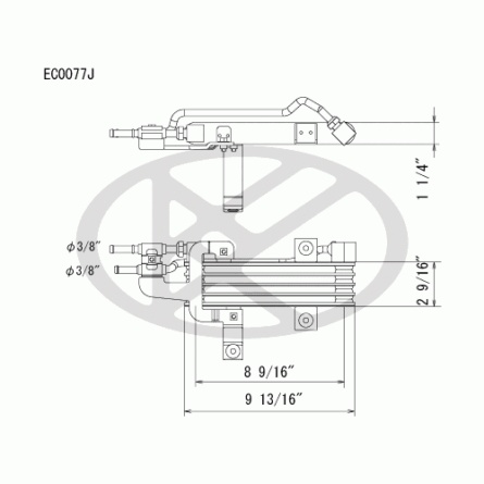 Koyorad EC0077 Automatic Transmission Oil Cooler