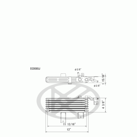 Koyorad EC0080 Automatic Transmission Oil Cooler